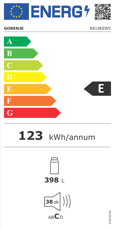 Gorenje Συντήρηση 398lt Λευκό R619EEW5 - Image 4