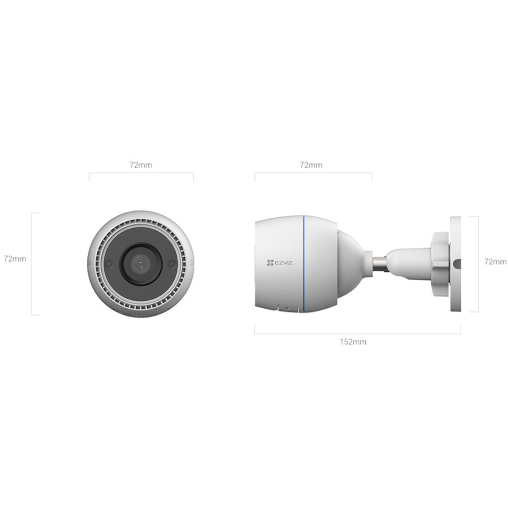 Ezviz H3C IP Αδιάβροχη Κάμερα Wi-Fi Full HD 1080p - Image 3