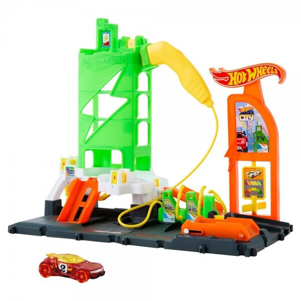 Hot Wheels Σταθμός Καυσίμων Σταθμός Φόρτισης Οχημάτων για 4+ Ετών - Image 2