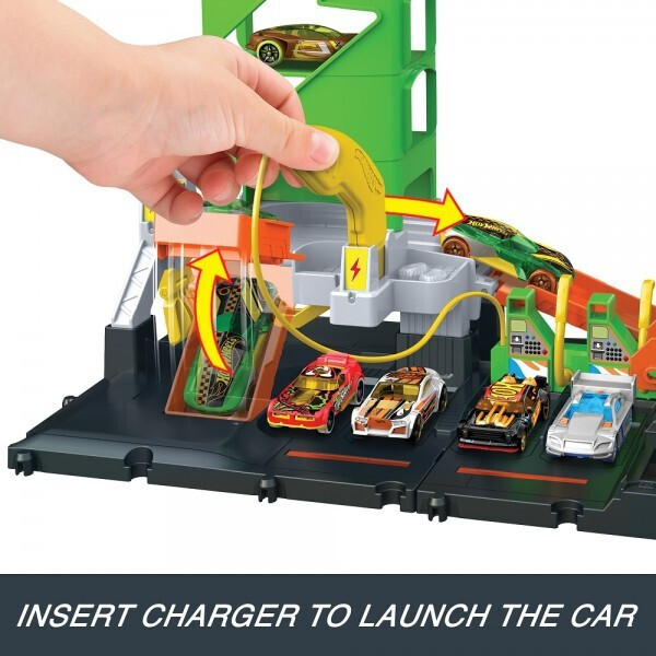 Hot Wheels Σταθμός Καυσίμων Σταθμός Φόρτισης Οχημάτων για 4+ Ετών - Image 4
