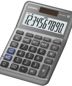 Casio Αριθμομηχανή σε Ασημί Χρώμα MS-100FM