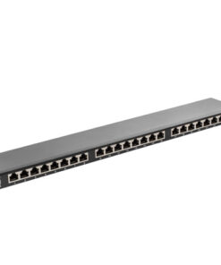 Alternative view of Lanberg Patch Panel για Rack 0.5U 24 Θυρών cat6 Μαύρο