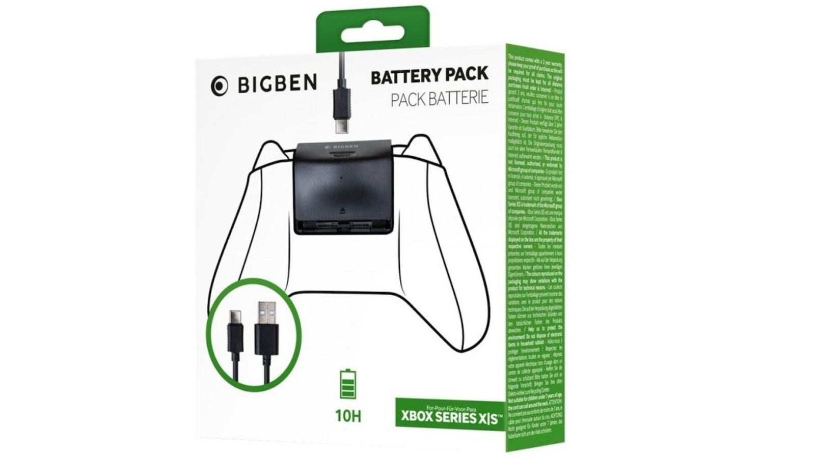 Bigben Interactive Rechargeable Battery Pack Bigben (xbox Series X/s) Μπαταρία σε Μαύρο χρώμα - Image 4