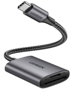 Ugreen CM401 Card Reader Type-C για SD/microSD Γκρι