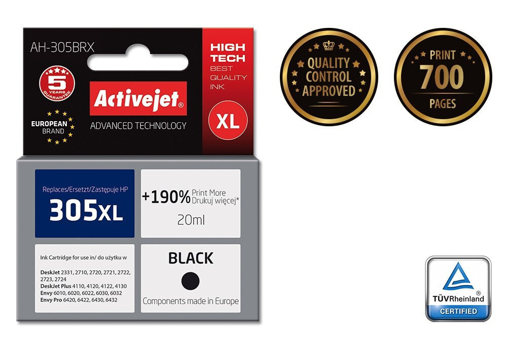 Superbulk Συμβατό Μελάνι Εκτυπωτή InkJet HP HP 652, F6V24AE, B-H652XLC 1τμχ - Image 2
