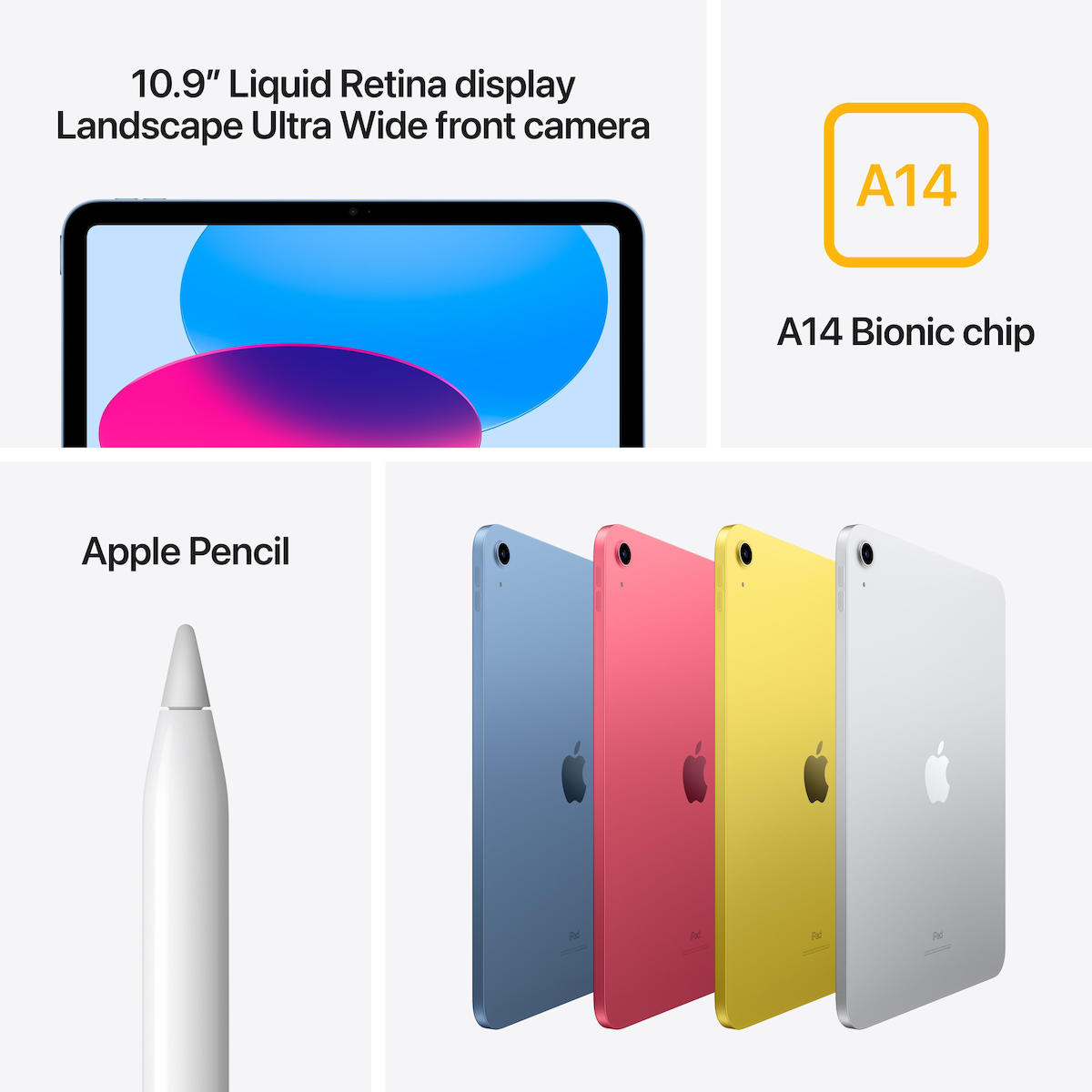 Apple iPad 2022 10.9" (4GB/256GB) Yellow - Image 6