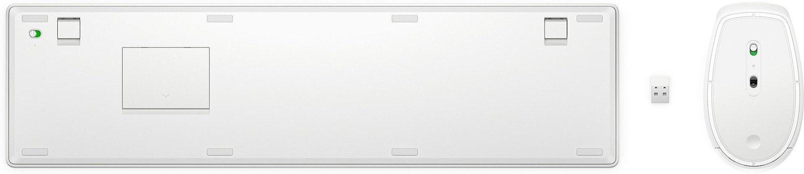 HP 650 Ασύρματο Σετ Πληκτρολόγιο & Ποντίκι Αγγλικό US Λευκό - Image 2