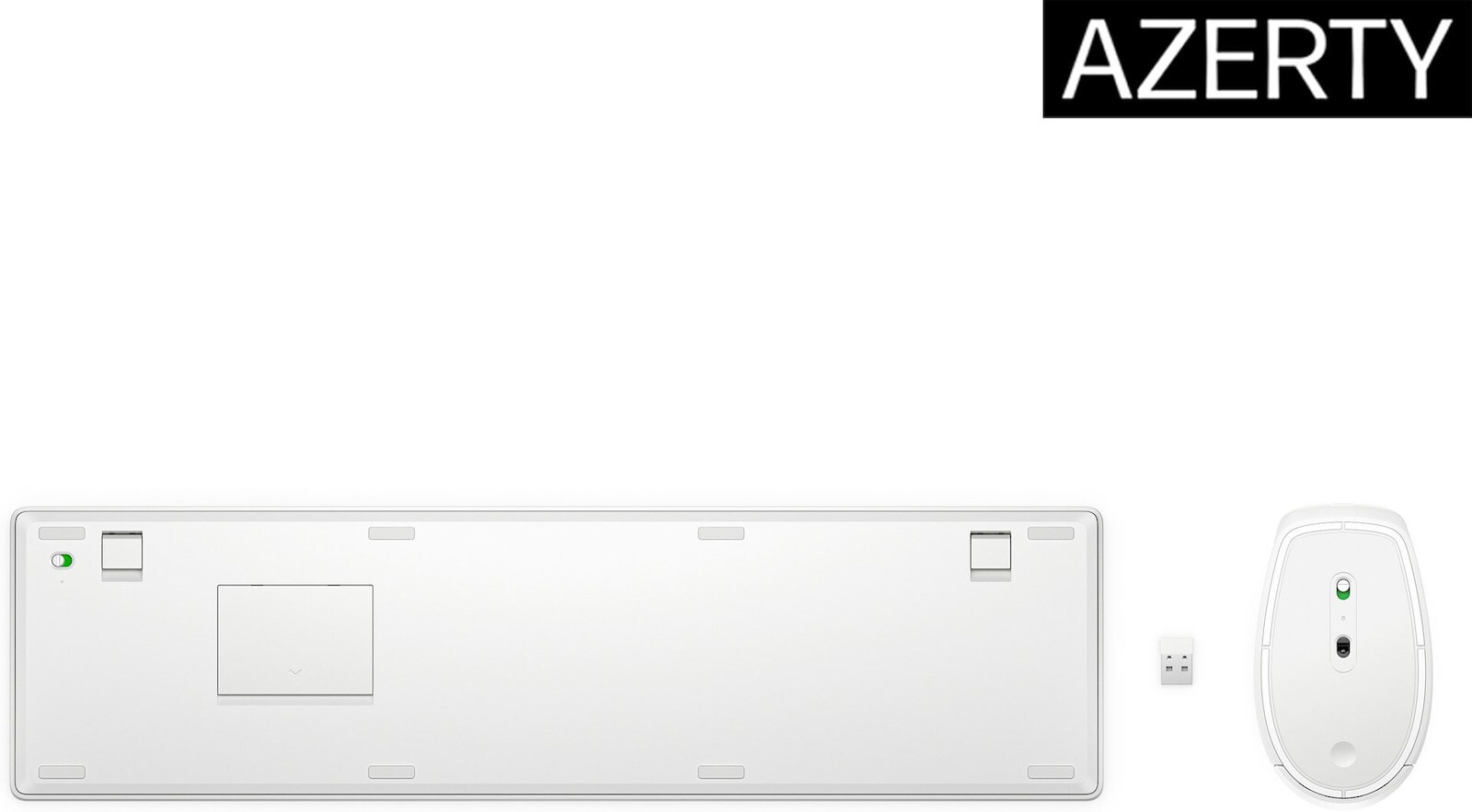 HP 650 Ασύρματο Σετ Πληκτρολόγιο & Ποντίκι Αγγλικό US Λευκό - Image 3