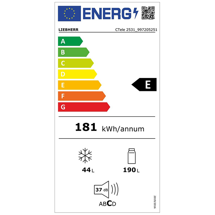 Liebherr Δίπορτο 234lt Inox CTele 2531 - Image 6