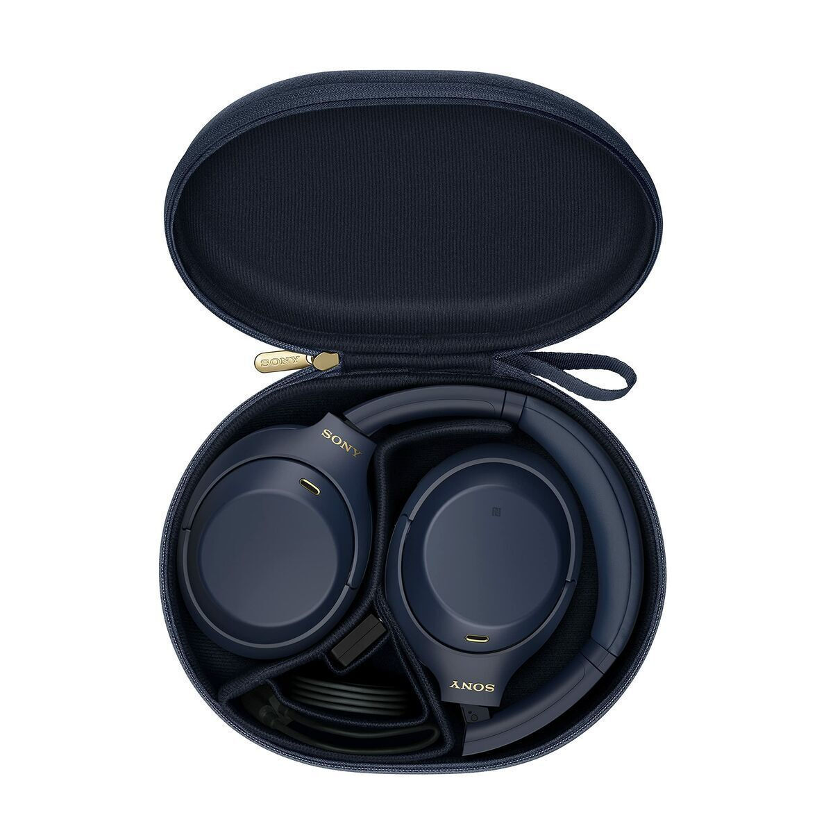Sony WH-1000XM4 Ασύρματα / Ενσύρματα Over Ear Ακουστικά με 30 ώρες Λειτουργίας Μπλε - Image 3