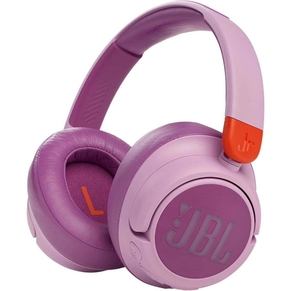 JBL JR460NC Ασύρματα / Ενσύρματα Παιδικά Over Ear Ακουστικά με 20 ώρες Λειτουργίας και Quick Charge Ροζ