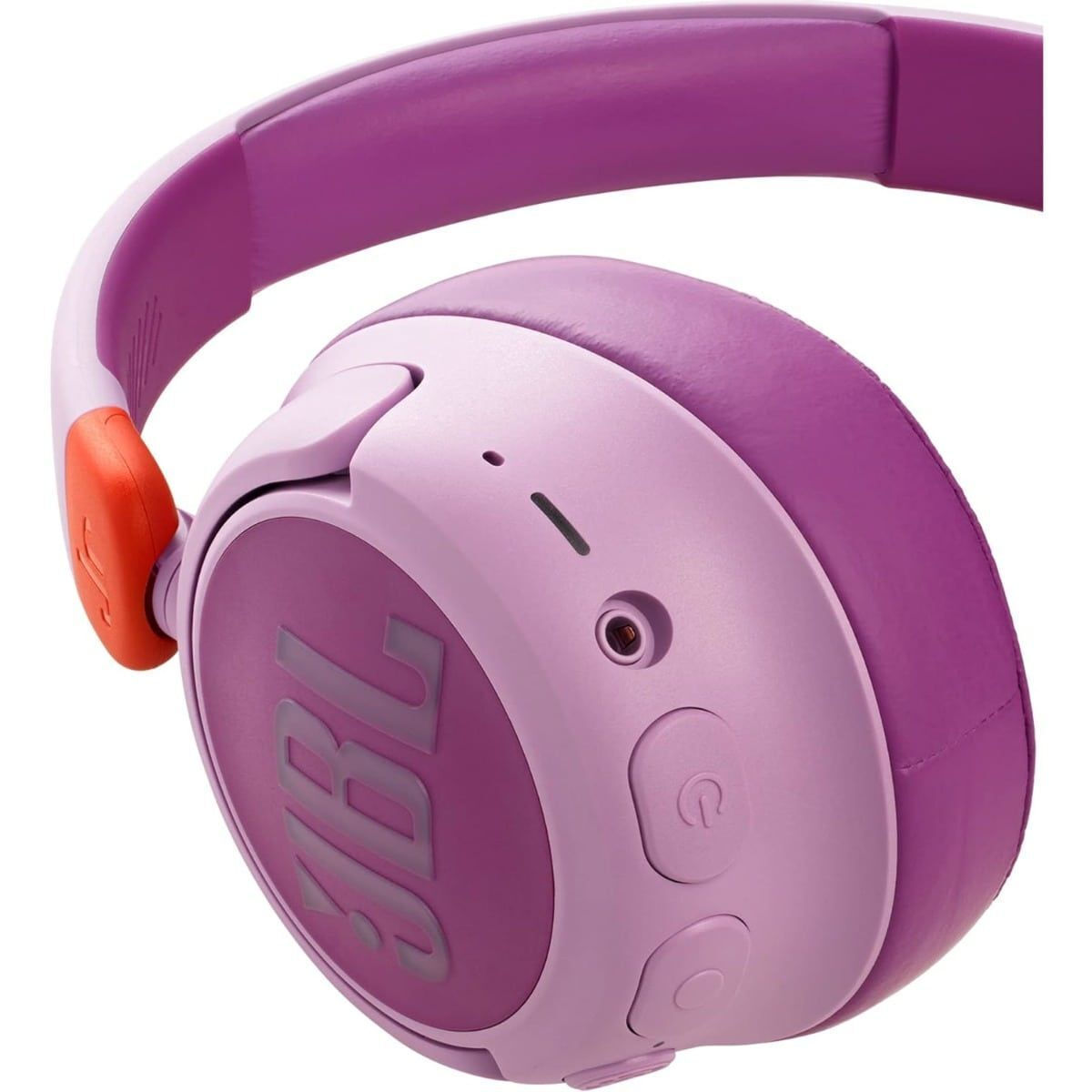 JBL JR460NC Ασύρματα / Ενσύρματα Παιδικά Over Ear Ακουστικά με 20 ώρες Λειτουργίας και Quick Charge Ροζ - Image 5
