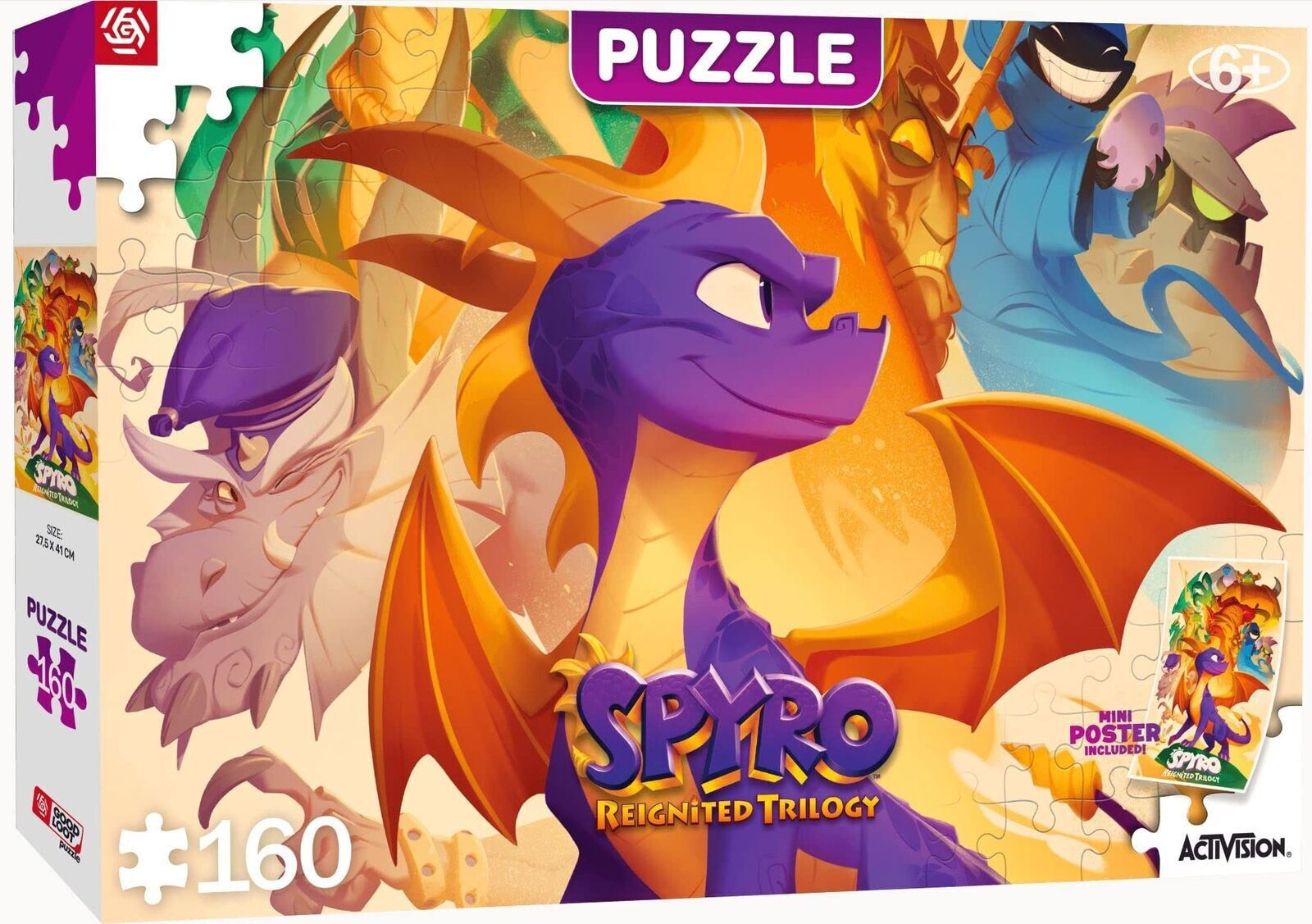 Παιδικό Puzzle Spyro Reignited Trilogy για 6+ Ετών 160pcs Good Loot