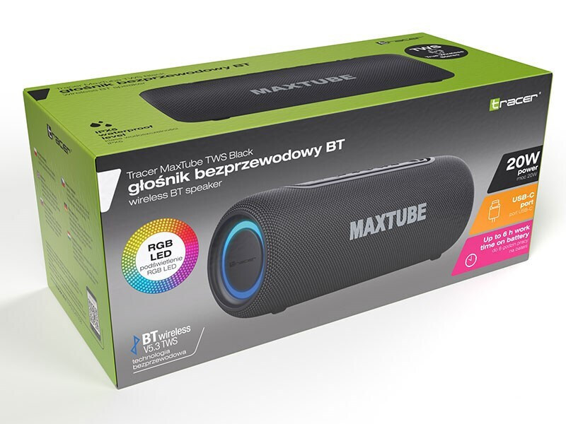 Tracer MaxTube TWS Bluetooth 20W έως 6 ώρες - Image 5