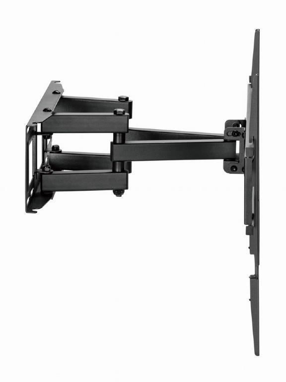 Gembird WM-80ST-03 Βάση Τηλεόρασης Τοίχου με Βραχίονα έως 80" και 40kg Μαύρο - Image 4