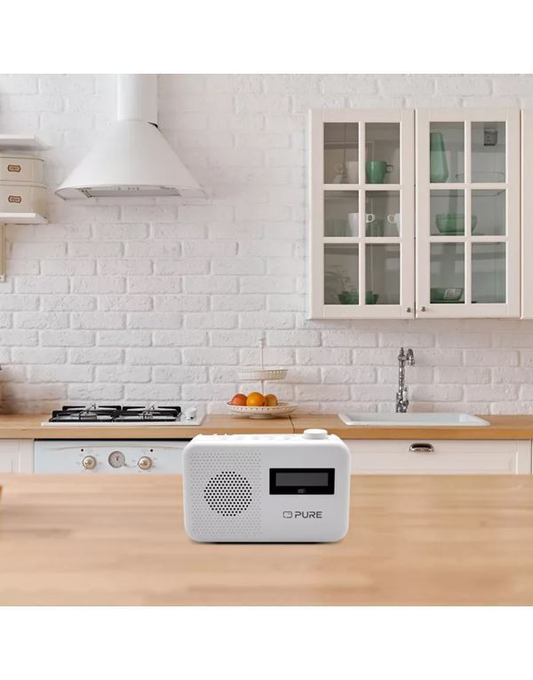 Pure Elan One 2 Φορητό Ραδιόφωνο Ρεύματος / Μπαταρίας DAB+ με Bluetooth Λευκό - Image 8
