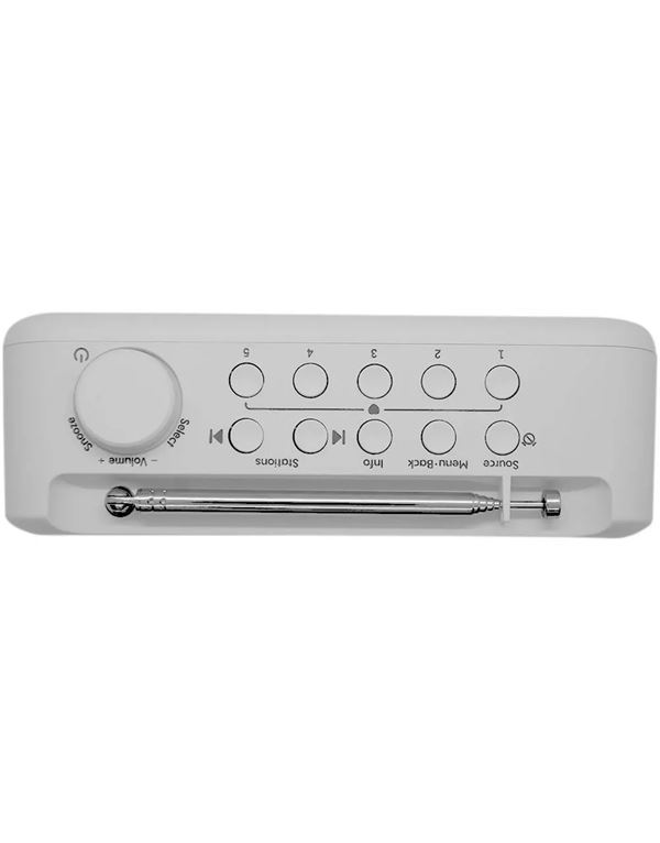 Pure Elan One 2 Φορητό Ραδιόφωνο Ρεύματος / Μπαταρίας DAB+ με Bluetooth Λευκό - Image 6