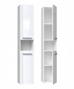Alternative view of TOH Nel I Στήλη Μπάνιου Δαπέδου Μ31xΒ30xΥ174cm Λευκή
