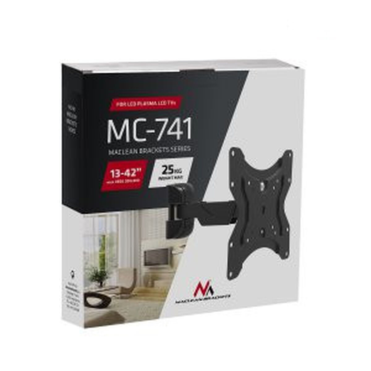 Maclean Energy MC-741 Επιτοίχια έως 42" και 25kg - Image 4
