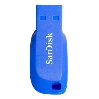 Sandisk Cruzer Blade 32GB USB 2.0 Stick Μπλε