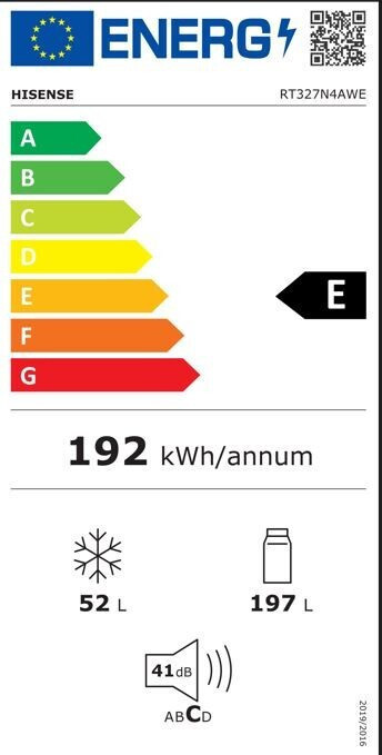 Hisense Δίπορτο 249lt Total NoFrost - Image 6