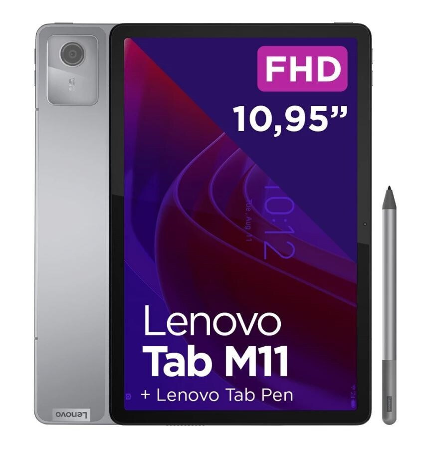 Lenovo Tab M11 4G 11" (4GB/128GB/Lenovo Tab Pen) Luna Grey - Image 5