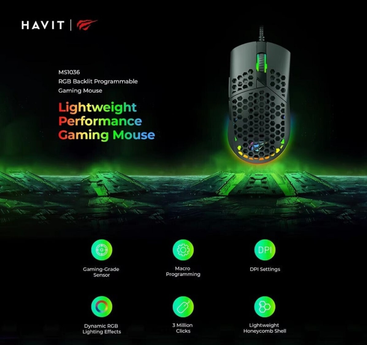 Havit MS1036 Μαύρο - Image 3