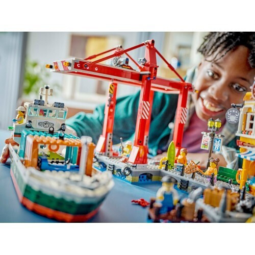 Lego City Seaside Harbor With Cargo Ship για 8+ Ετών - Image 11