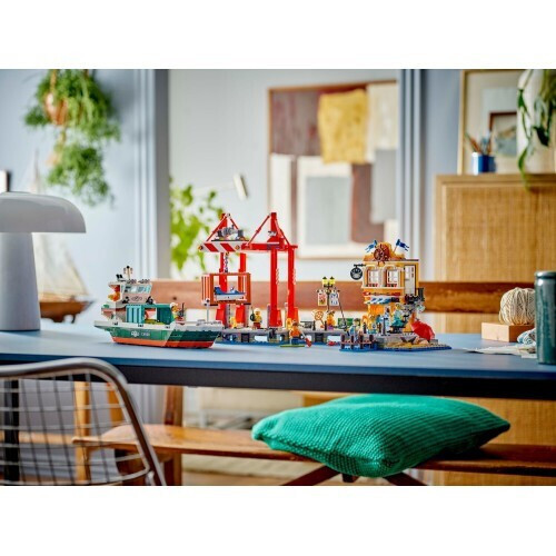 Lego City Seaside Harbor With Cargo Ship για 8+ Ετών - Image 13