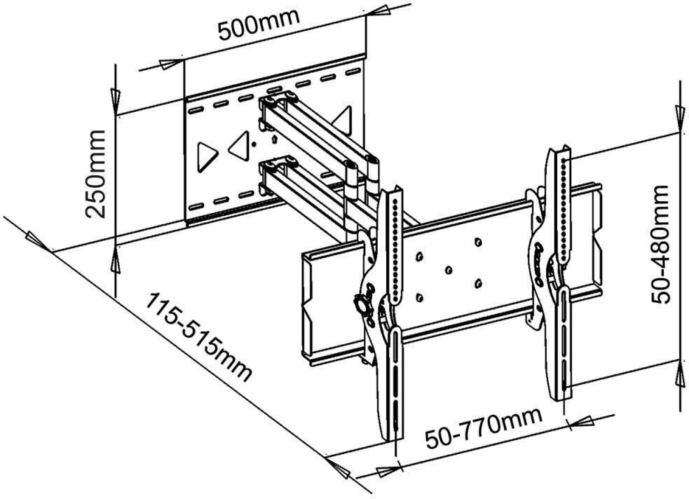Art AR-24 Επιτοίχια έως 60" και 80kg - Image 5
