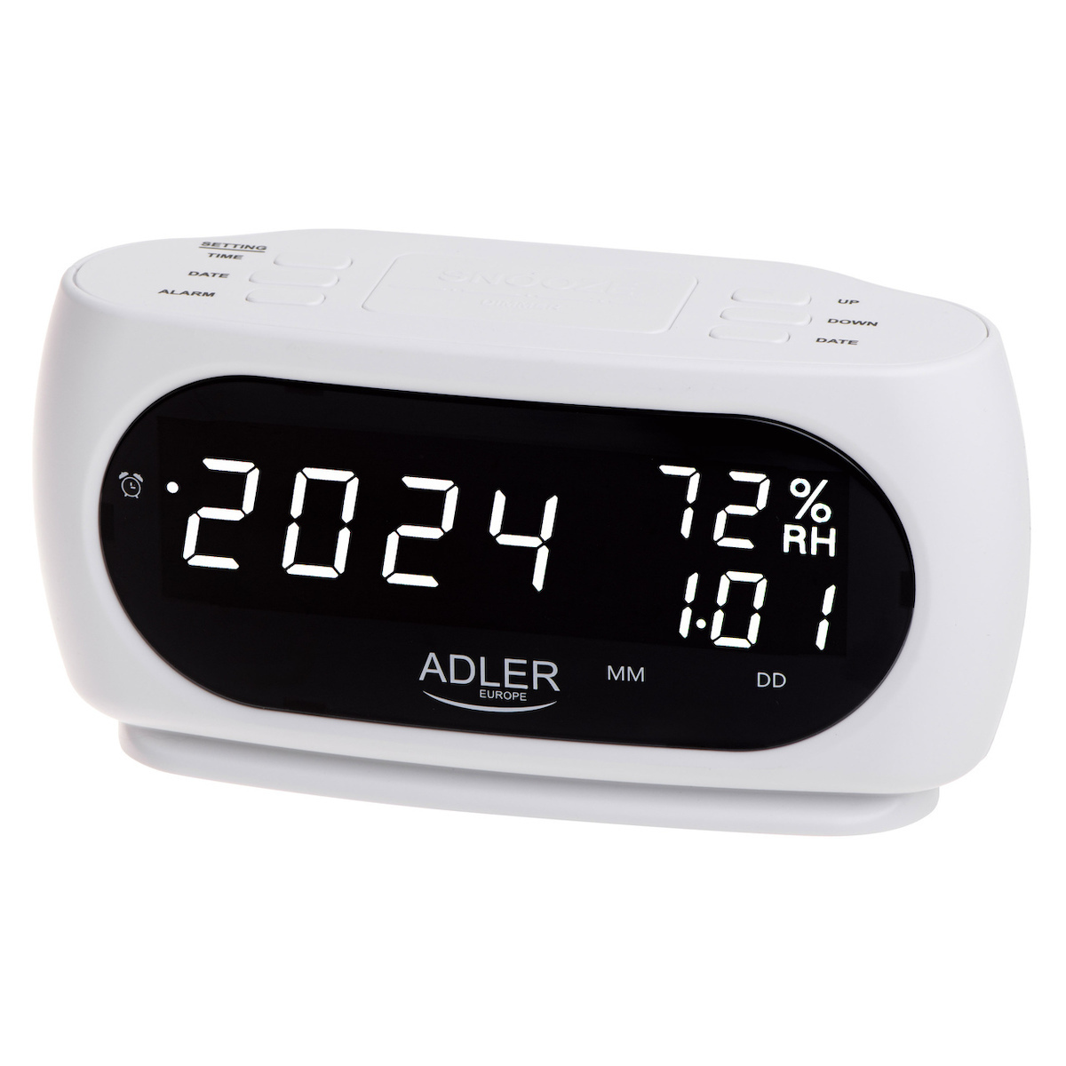 Adler Επιτραπέζιο Ψηφιακό Ρολόι με Ξυπνητήρι AD 1186 W - Image 2