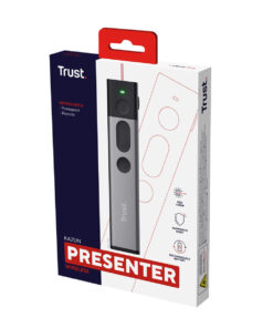 Alternative view of Trust Presenter Kazun με Κόκκινο Laser και Πλήκτρα Slideshow σε Γκρι Χρώμα