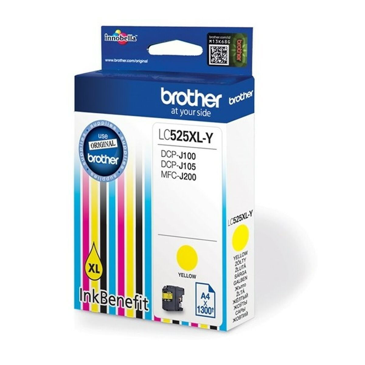 Brother LC-525XL Γνήσιο Μελάνι Εκτυπωτή InkJet Κίτρινο (LC-525XLY) - Image 3