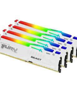 Alternative view of Kingston Fury Beast RGB DDR5 128GB RAM με 4x32GB Modules και Ταχύτητα 5600 για Desktop KF556C40BWAK4-128