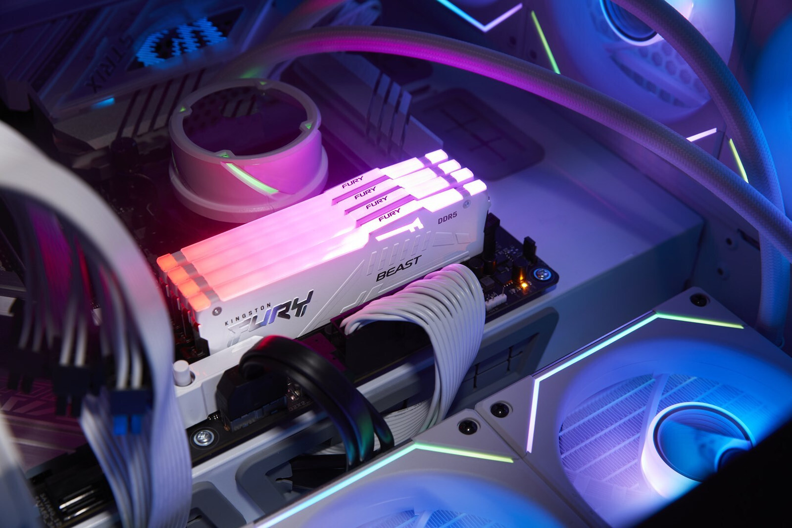 Kingston Fury Beast RGB DDR5 128GB RAM με 4x32GB Modules και Ταχύτητα 5600 για Desktop KF556C40BWAK4-128 - Image 9
