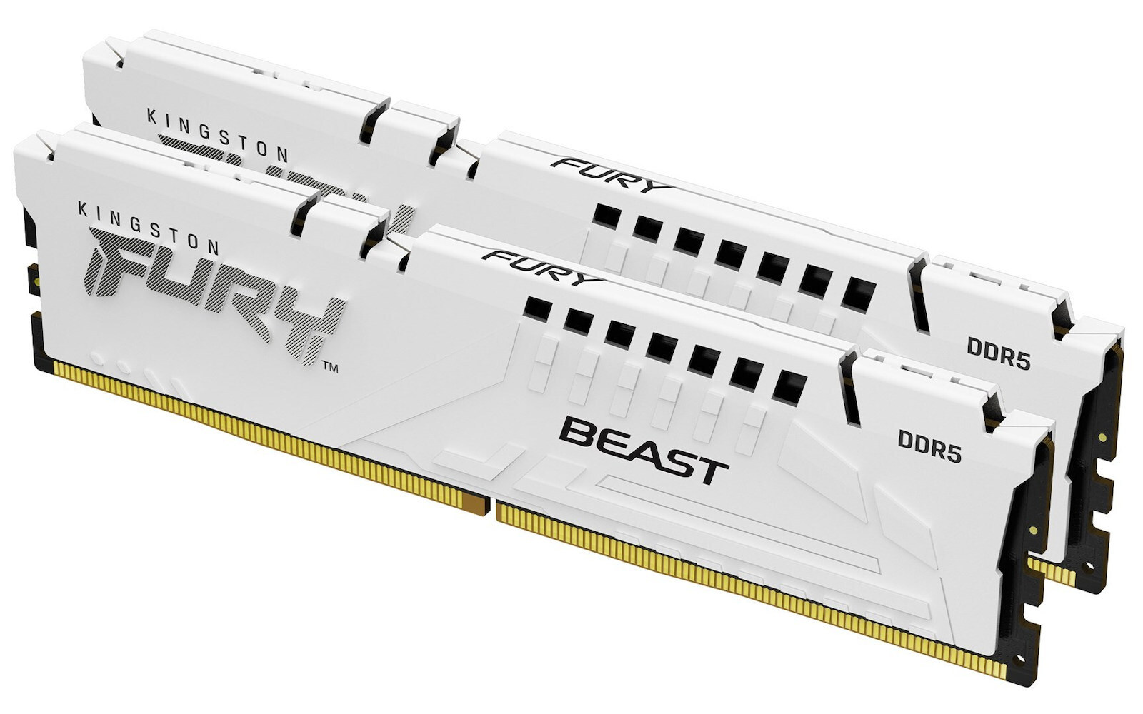 Kingston Fury Beast DDR5 32GB RAM με 2x16GB Modules και Ταχύτητα 5200 για Desktop KF552C40BWK2-32