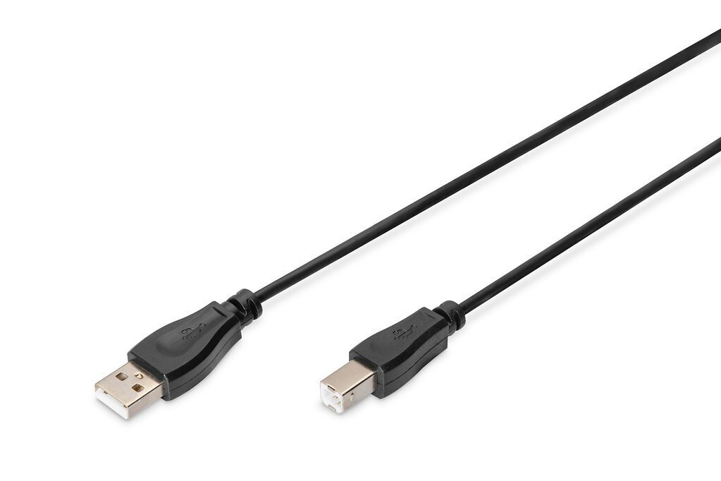 Digitus USB 2.0 Cable USB-A male - USB-B male 3m (AK-300102-030-S) - Image 3