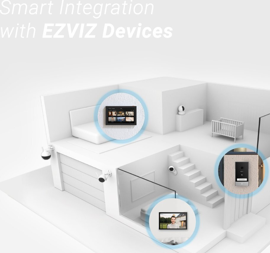 Ezviz Ασύρματο Σετ Θυροτηλεόρασης Wi-Fi 303000427 Μαύρο - Image 3
