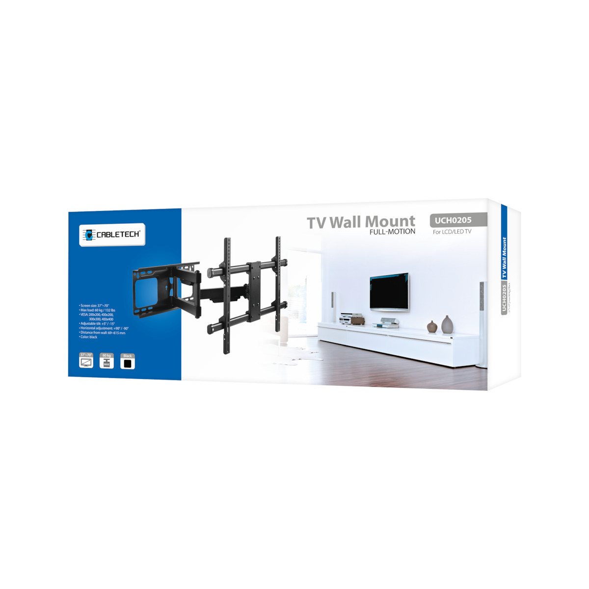 Cabletech UCH0205 Επιτοίχια έως 70" και 60kg - Image 7
