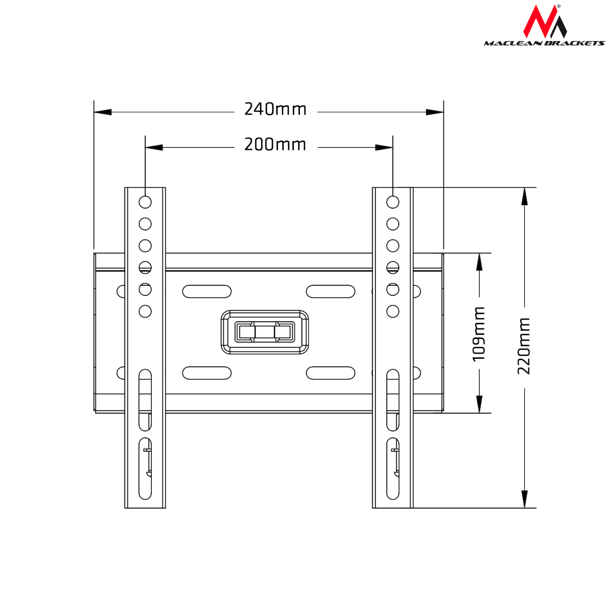 Maclean Energy MC-777 Επιτοίχια έως 42" και - Image 5