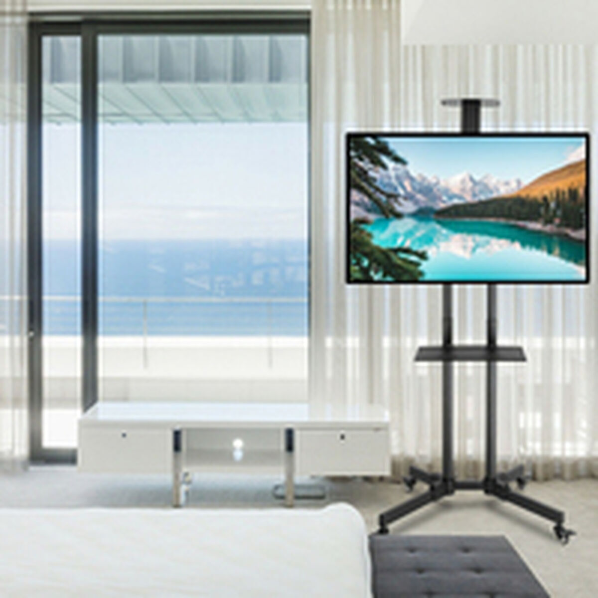 Techly ICA-TR16T Βάση Τηλεόρασης Δαπέδου έως 70" και 50kg - Image 6