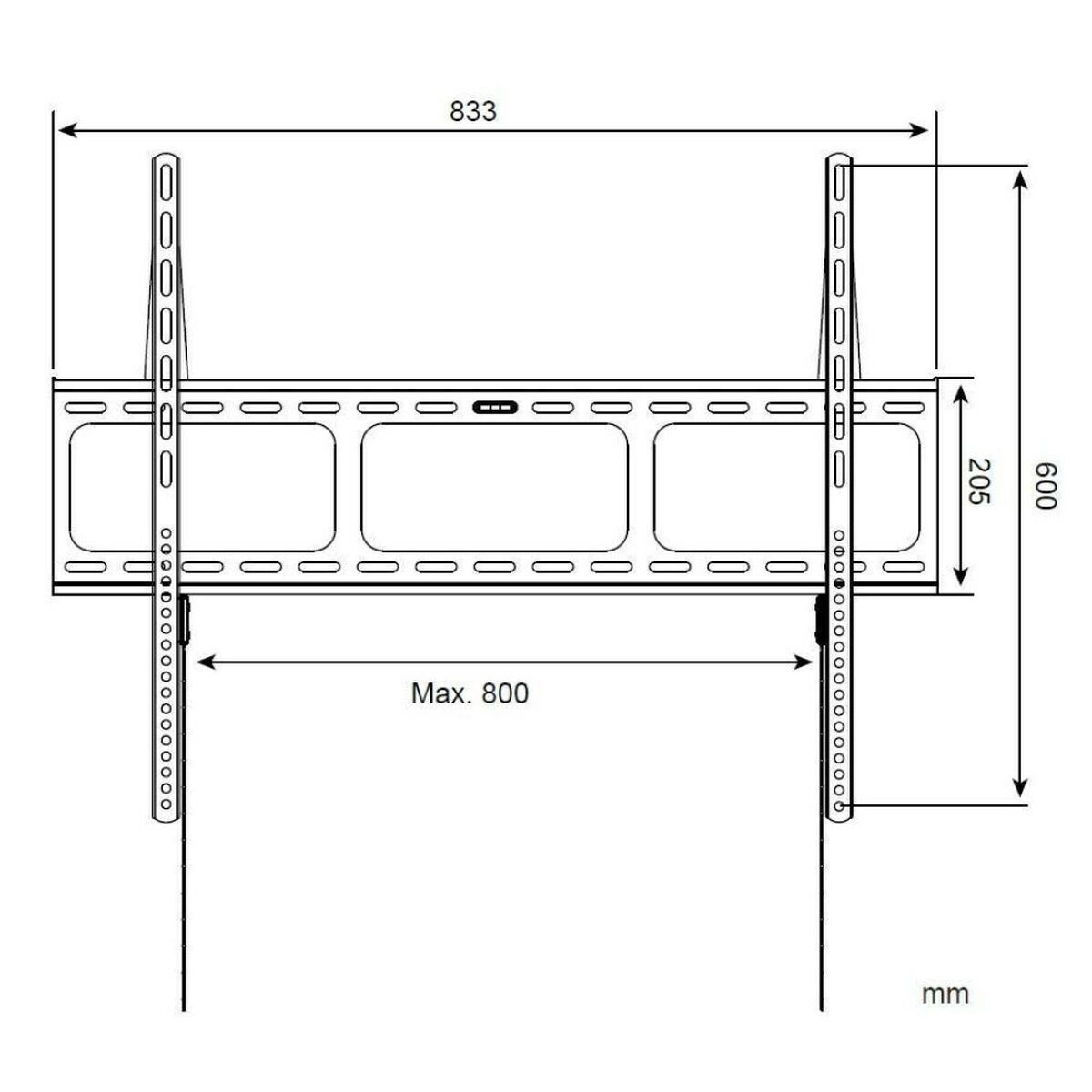 Techly ICA-PLB 860 Επιτοίχια έως 80" και 60kg - Image 5
