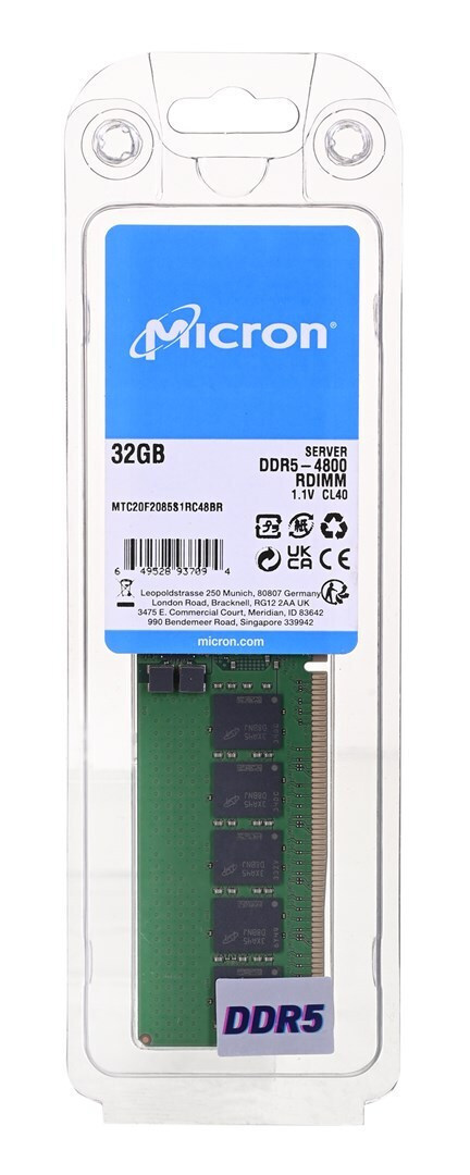 Micron 32GB DDR5 MTC20F2085S1RC48BR - Image 3