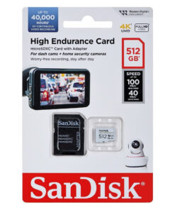 Alternative view of Sandisk High Endurance microSDXC 512GB Class 10 UHS-I με αντάπτορα
