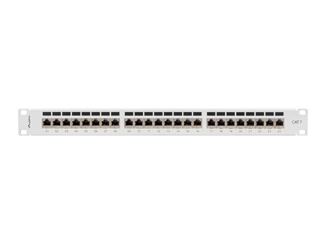 Lanberg Patch Panel για Rack 1U 19" 24 Θυρών cat7 Γκρι - Image 3