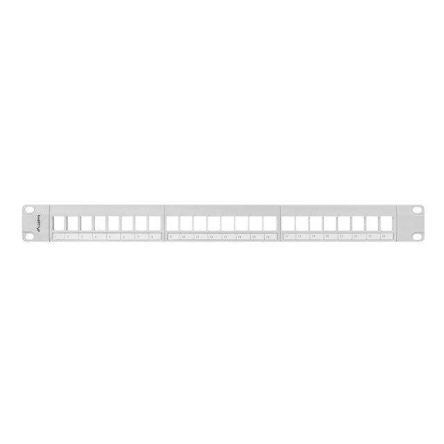 Lanberg Patch Panel Keystone για Rack 1U 19" 24 Θυρών Γκρι - Image 5