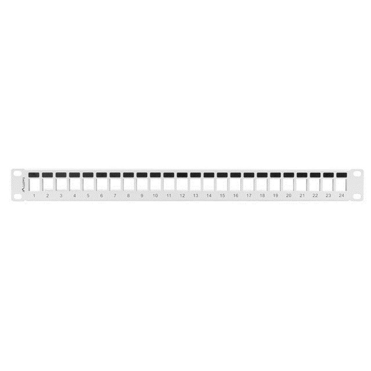 Lanberg Patch Panel Keystone για Rack 1U 19" 24 Θυρών Γκρι - Image 4