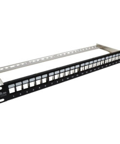 A-LAN Patch Panel για Rack 1U 24 Θυρών Μαύρο PK020