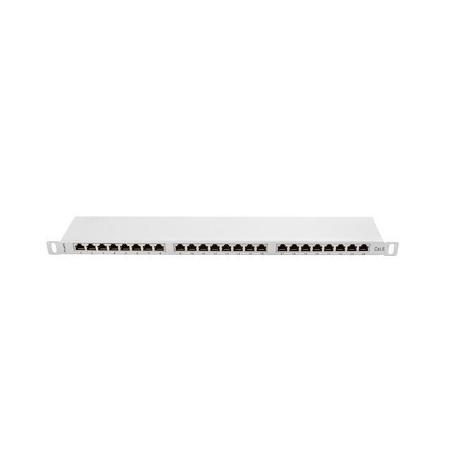 Lanberg Patch Panel Shielded για Rack 1U 19" 24 Θυρών cat6 Γκρι - Image 6