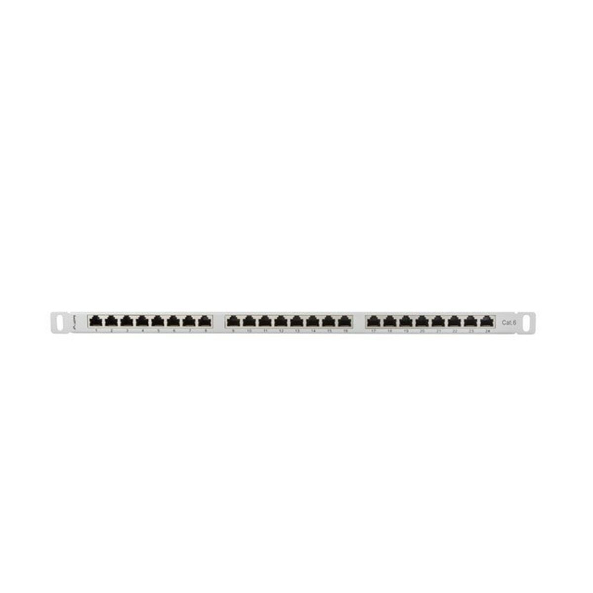 Lanberg Patch Panel Shielded για Rack 1U 19" 24 Θυρών cat6 Γκρι - Image 4